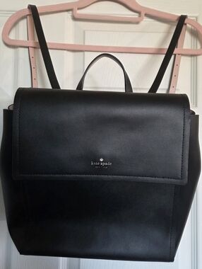 Kate Spade Black Leather Shoulder Bag